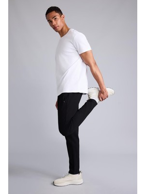 Burada Bulabilirsin Defacto Slim Fit Fermuarlı Basic Standart Paça Sporcu Ince Jogger Eşofman Altı S3309AZ26AU