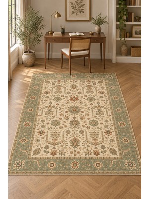 Rugs Modern Halı Alya Forma Özel Tasarım Bej, Kahverengi ve Sarı Ince Dokuma Salon Halısı