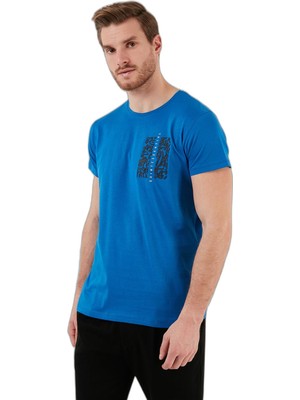Myg Plus Buratti Bisiklet Yaka Pamuklu Slim Fit T Shirt Erkek T Shirt 541QUINT