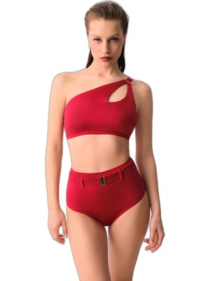 Myg Plus Suwen Tek Omuz Bikini Üst