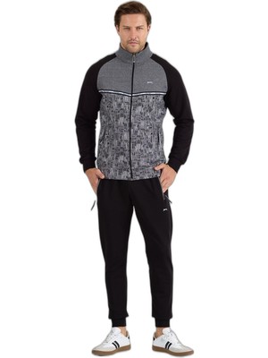 Myg Plus Slazenger Fervor Erkek Siyah Eşofman Takımı