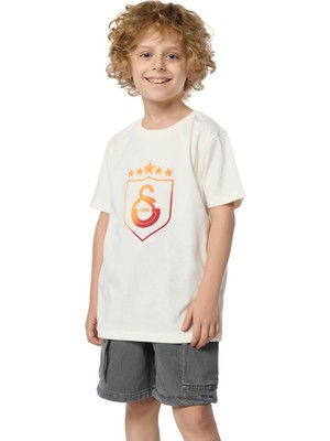 Myg Plus Galatasaray Kalkan Degrade 5 Yıldız Çocuk T-Shirt C251396