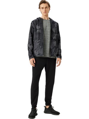 Myg Plus Koton Beli Bağcıklı Fermuarlı Cepli Jogger Spor Eşofman Altı