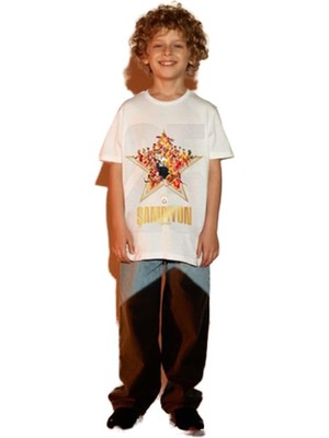 Myg Plus Galatasaray Şampiyonluk Kolaj Çocuk T-Shirt C251353
