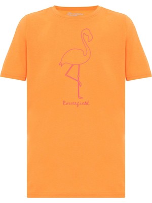 Myg Plus Routefield Tall Kids Unisex Çocuk Turuncu Tişört