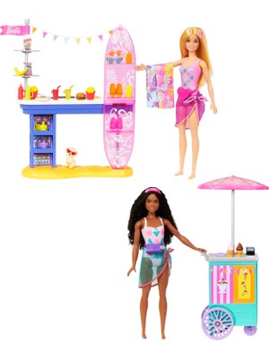 Myg Plus Barbie Brooklyn ve Malibu'nun Sahildeki Yiyecek Standı