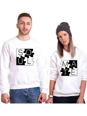 Myg Plus Tshirthane Puzzle Soul Mate Sevgili Kombinleri Sweatshirt Kombini, Kadın, M-Tek Ürün Fiyatıdır, Kombin Yapmak Için En Az 2 Adet Sepete Ekleyiniz