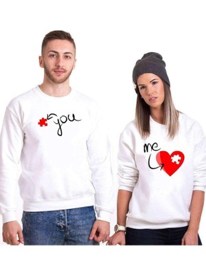 Myg Plus Tshirthane Sen Benim Eksik Parçamsın Sevgili Kombinleri Sweatshirt Kombini, Kadın, 2xl-Tek Ürün Fiyatıdır, Kombin Yapmak Için En Az 2 Adet Sepete Ekleyiniz