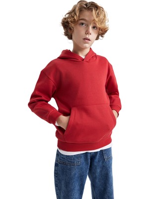 Myg Plus Defacto Erkek Çocuk Regular Fit Kapüşonlu Sweatshirt