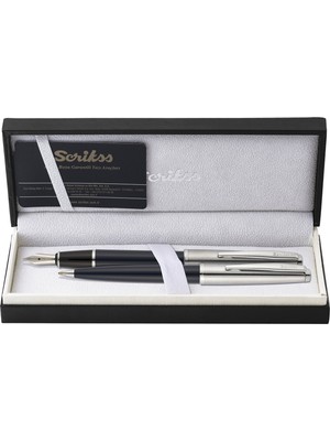 Myg Plus Scrikss Metropolis 78 Dolma Kalemtükenmez Kalem Takım Lacivert