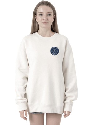 Myg Plus Tshirthane Gen V Godolkin University Emblem Beyaz Kadın 2ip Sweatshirt P18882S4701, M