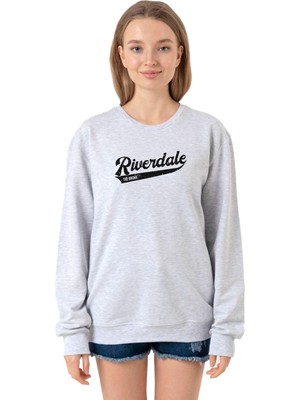 Myg Plus Tshirthane Riverdale Bronx New York City Grimelanj Kadın 2ip Sweatshirt P22624S4564, Xs