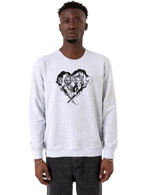 Myg Plus Tshirthane Chucky And Bride Horror Karmelanj Erkek 2ip Sweatshirt P20494S5649, Xs