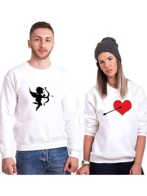 Myg Plus Tshirthane Cupid Heart Sevgili Kombinleri Sweatshirt Kombini, Kadın, Xs-Tek Ürün Fiyatıdır, Kombin Yapmak Için En Az 2 Adet Sepete Ekleyiniz