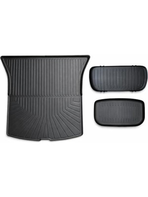 Myg Plus T Parts Tesla Model Y 2025+ Juniper Aksesuarları - Arka Koltuk Koruyucu, 3D Havuzlu Paspas Veya Bagaj Havuzu Seçenekleri (Model Y 2025+ Juniper 3D Havuzlu Bagaj Havuzu Seti)