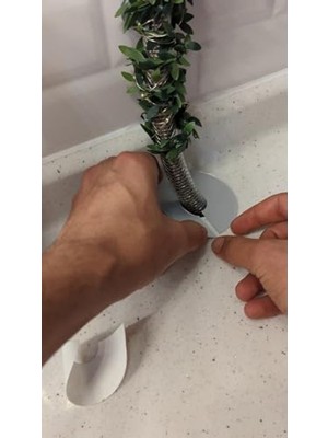 Myg Plus 2 Adet Yapışkanlı Musluk Aynası, Doğal Gaz Borusu Için Kullanışlı Ayna Takımı