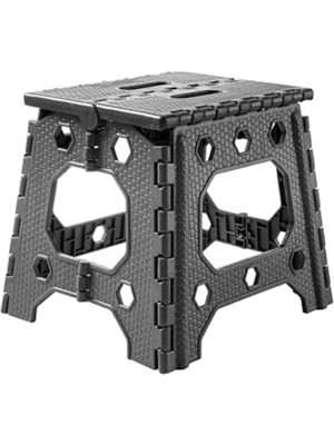 Myg Plus Katlanabilir Kamp Taburesi, 23 x 27 Cm, Antrasit Gri Renk