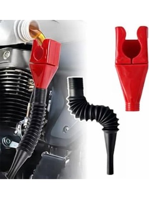 Myg Plus Katlanabilir Plastik Motor Yağ Hunisi, Esnek Hortum ile