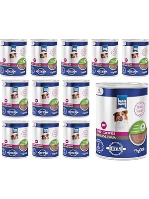 Myg Plus 400 gr Biftekli Yetişkin Köpek Pate, 12 Adet Paket