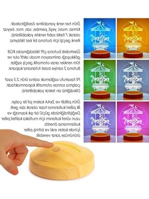 Myg Plus Isimli Nostaljik Atlı Karınca LED Lamba, Çocuk Odası Için