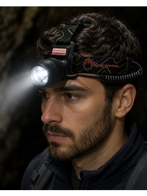 Efnaz Style 30W LED Kafa Feneri Sensörlü Type C Şarjlı