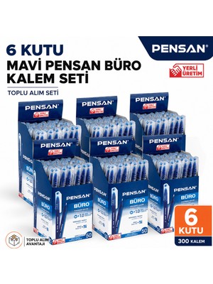 Pensan 2270 Büro 1.0 Tükenmez Kalem 300 Adet