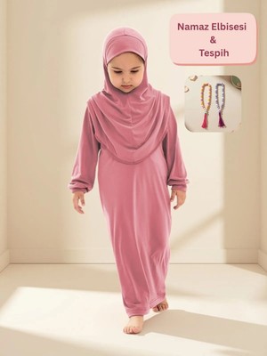 Allnoor Kids Pratik Kız Çocuk Namaz Elbisesi