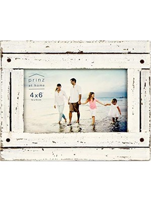 Pratik Ev Homestead Çerçeve, 4 x 6, Distressed White