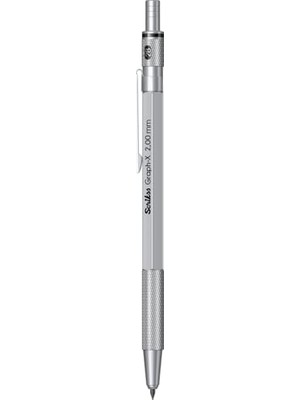 Pratik Ev Office Graphx Mekanik Kurşun Kalem Kurşun Gri 2 mm