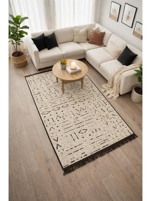 Pratik Ev Modern Tarz Dokuma Hafif, Şık ve Günlük Kullanıma Uygun Kilim