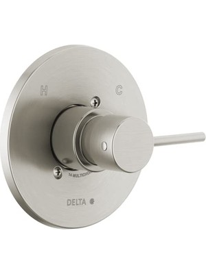 Pratik Ev Faucet Duş Bataryaları Için Modern Duş Vanası Trim Kiti, Paslanmaz T14059-SS-PP (Vana Dahil Değildir), Duş Kolu Değiştirme, Duş Bataryası Kolu
