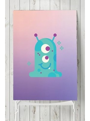 Pratik Ev (PSTER2979) Uzay Temalı Çocuk Odası Poster 4 (60X90 Cm)