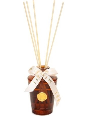 Pratik Ev 130 ml Kahverengi Konik Cam Şişe Bambu Çubuklu Oud Oda Kokusu