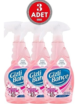 Pratik Ev Gizli Bahçe Oda Kokusu Japon Kiraz Çiçeği 500 ml x 3 Adet