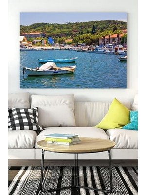 Pratik Ev PSTER15136 Ayvalık Manzara Kanvas Tablo 3 40 x 60