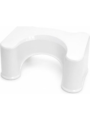 Pratik Ev Saban Klozet Taburesi Ergonomik Tuvalet Basamağı 44X27X20 Cm, 35° Çömelme Açısı, Kaymaz Ayak Tasarımı, Dayanıklı Plastik, Kompakt ve Hafif, Tüm Klozetlerle Uyumlu
