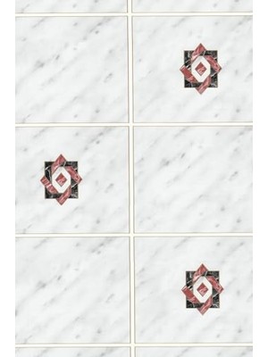 Pratik Ev Desenli Kendiliğinden Yapışkanlı Kaplama Folyosu 45 cm x 5 mt DSN0098-5