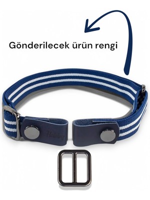Pratik Ev Kemer; Ayarlanabilir Elastik Tokasız, Görünmez Kemer-Gizli Tokalı Kemer Çok Renkli-S/m
