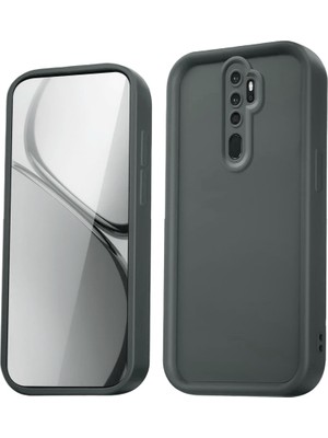 Efnaz Style Xiaomi Redmi Note 8 Pro Kılıf Viera Silikon - Gri