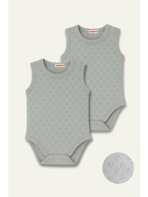 Zeyland Kız Erkek Bebek İkili Atlet Body