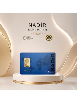 Nadir Gold Nadir 3 Adet 5 gr 24 Ayar Altın