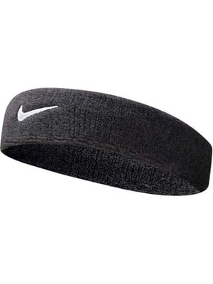 Pratik Ev N.NN.07.010 Swoosh Unisex Siyah Antrenman Saç Bandı N.NN.07.010.OS, Siyah Mstd