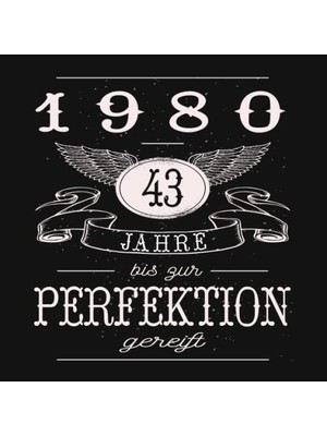 Pratik Ev 43 Jahre Bis Zur Perfektion Gereift 1980: Cooles Geschenk Zum 43. Geburtstag Geburtstagsparty Gästebuch Eintragen Von Wünschen Und Sprüchen Lustig 1980 Geboren | Spruch Lustig Vintage Retro Mr