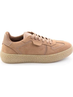 Bambi Vizon Süet  Kadın Sneaker K01791074372