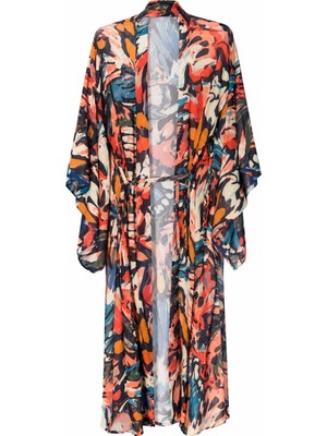 Monochrome Veil Kimono