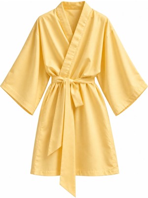 Jaune Miel Kısa Kimono