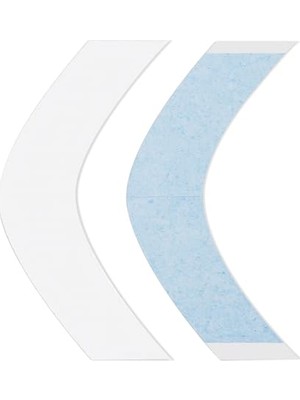 Pratik Ev Lace Front™ Protez Saç Bandı Düz 1″ x 3″ (2,5 x 7,5 Cm) 36 Adet (Oval "a″ (2,0 x 7,5 Cm))