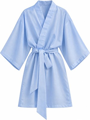 Bleu Brume Kısa Kimono