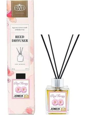 Pratik Ev Gül Terapisi Kokulu Çubuklu Oda Kokusu, 100 ml