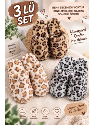 Slipcat 3'lü Paket Terlik Ev Terliği Çeyiz Bohça Seti